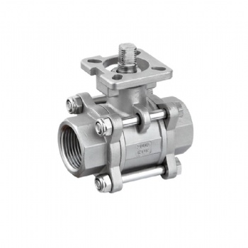 3PC High platform thread ball valve