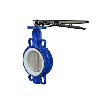 Wafer ductile iron butterfly valve