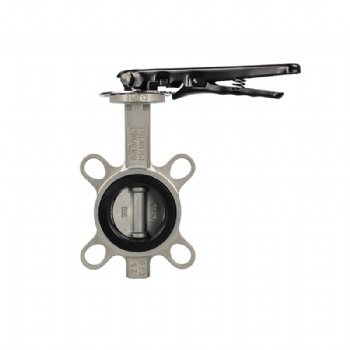 SS wafer butterfly valve