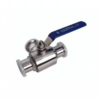 Sanitary 3way SS clamp ball valve