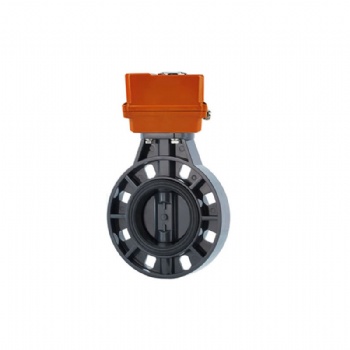 Mini PVC electric butterfly valve