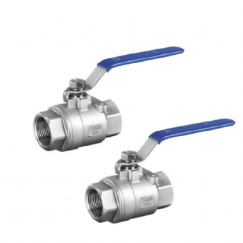 mini 2pc  NPT BSP ball valve SS