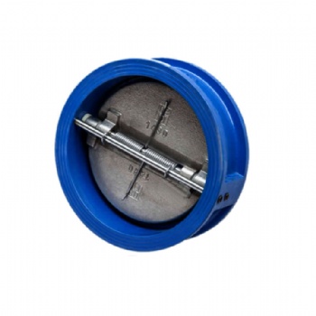 Double disc wafer check valve