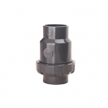 Single union check valve