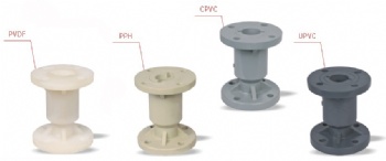 PVDF/PVC/CPVC/PPH flange check valve