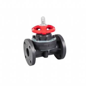 PVDF/PVC/CPVC/PPH flange Diaphragm valve