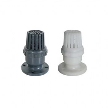 PVDF/PVC/CPVC/PPH flange foot valve