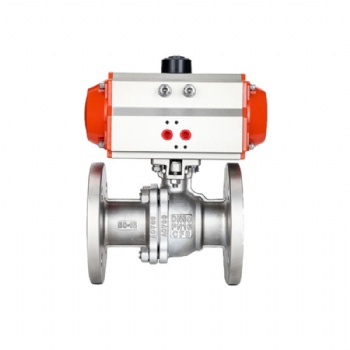 Pneumatic flange ball valve