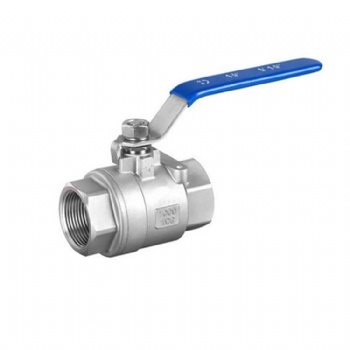 mini 2pc  NPT BSP ball valve SS