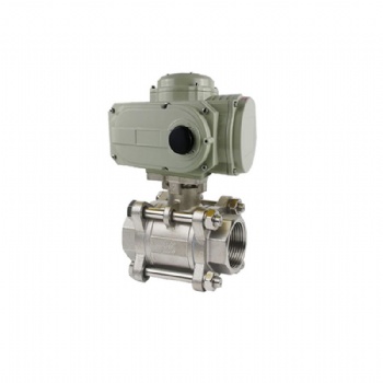 Thread electric ball valve