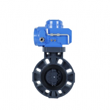 PVC butterfly valve electric actuator