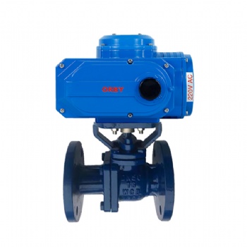 Electric Cast iron flange ball valve